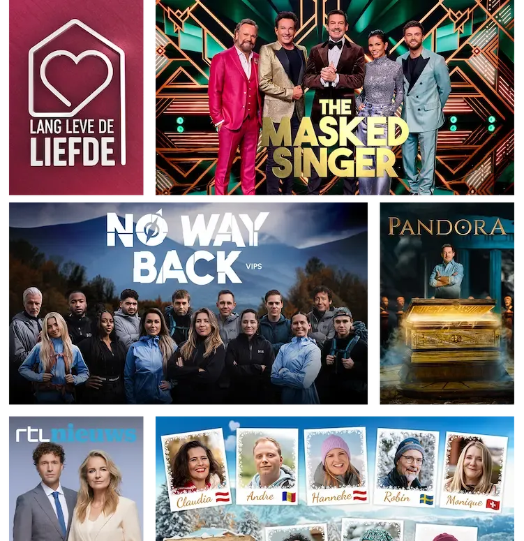 Populaire TV Gemist-programma's, zoals: The Masked Singer, No Way Back, Winter Vol Liefde, Pandora, Lang Leve De Liefde en RTL Nieuws.